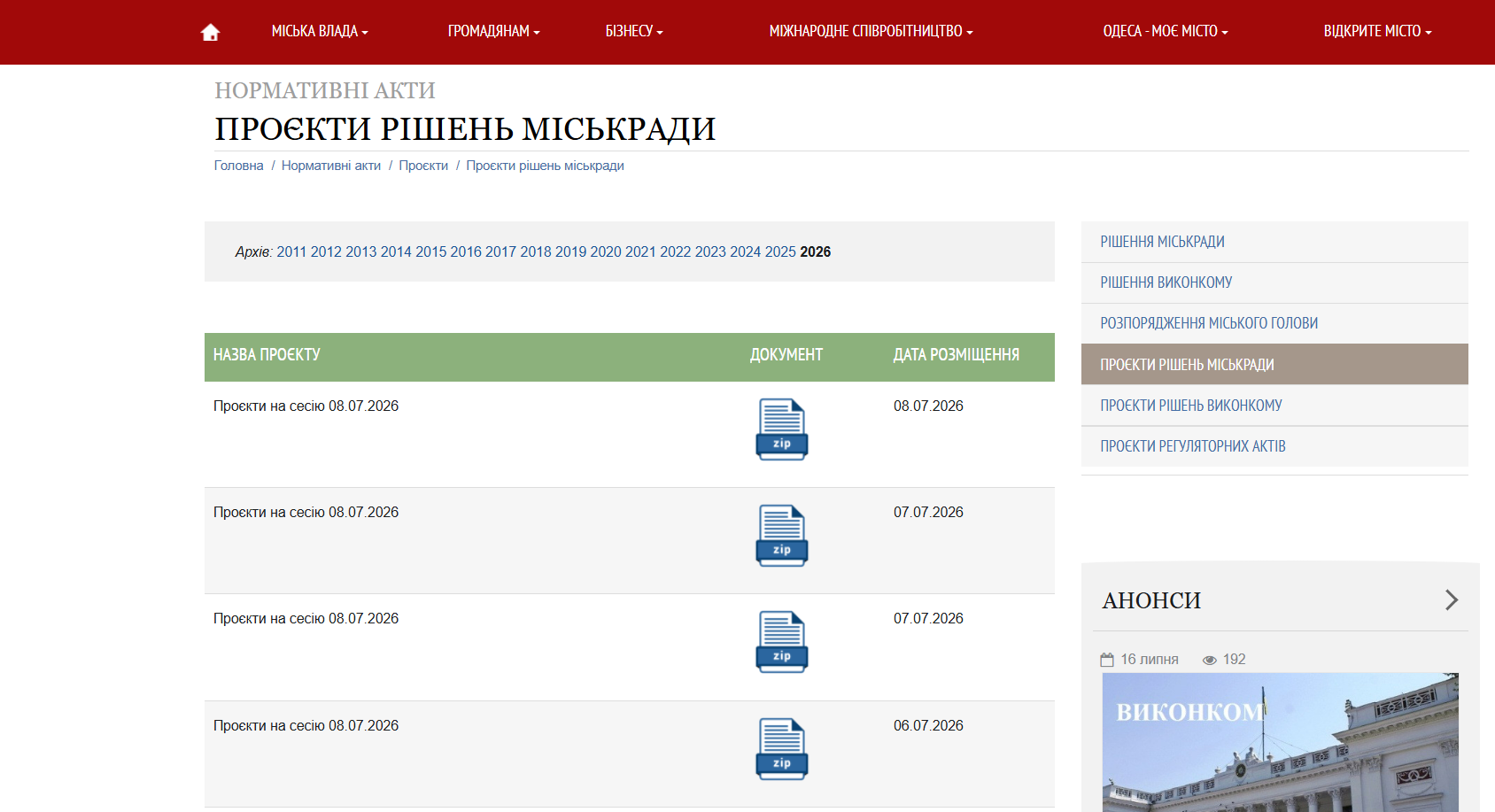 Одеська міська рада